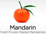 Fresh Frozen Peeled Mandarines
