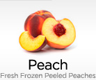Fresh Frozen Peeled Peach