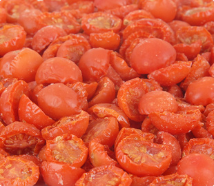 Oven Roasted Semi-Dried IQF Frozen 1/2 Halves Cherry Tomatoes