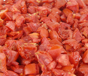 Oven Roasted Semi-Dried IQF Frozen 10x10 Diced Tomatoes