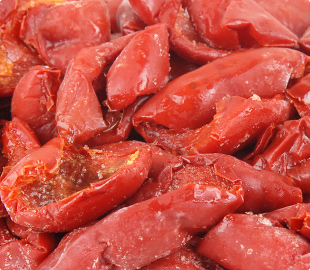 Oven Roasted Semi-Dried IQF Frozen 1/4 Segment Tomato Peppers
