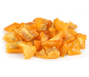 Oven Roasted Semi-Dried IQF Frozen 10x10 Diced Yellow Tomatoes
