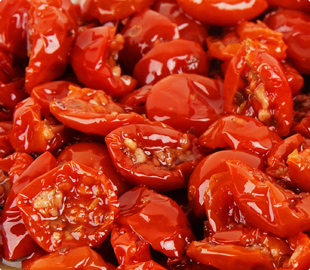 Oven Roasted Semi-Dried 1/2 Halves Pasteurized Cherry Tomatoes